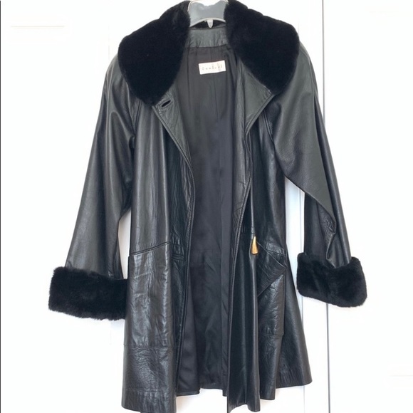 Vintage VERICCI Genuine Soft Leather USA Sz XS - Picture 1 of 9